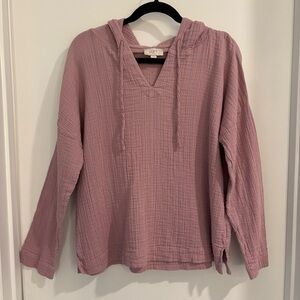 Loft lightweight cotton hoodie